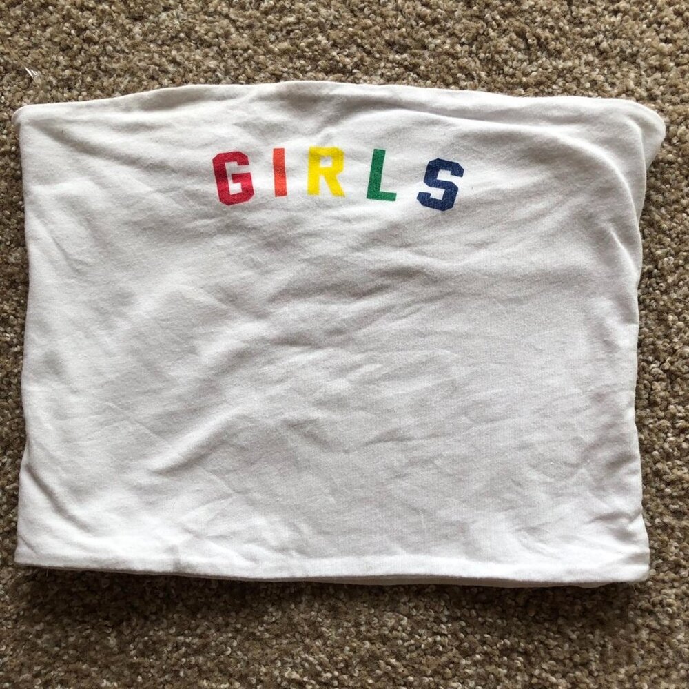 rainbow girls running the world tube top